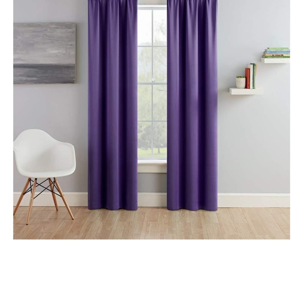 Lot of 6 room darkening curtains 52”W X 84”L